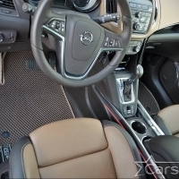 Автомобильные коврики EVA на Opel Zafira С 3 ряда (2011->)