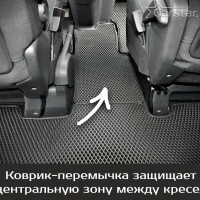 Автомобильные коврики EVA на Citroen SpaceTourer 7 мест, не Long (2016-2024)