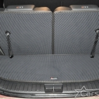 Коврики текстильные на Hyundai Santa Fe IV 3 ряда (2018-2020)