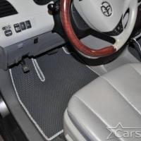 Двухслойные коврики EVA на Toyota Sienna III 6 мест (2010-2020)