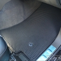 Двухслойные коврики EVA на Nissan Pathfinder III 3 ряда (2004-2014)