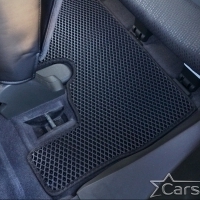 Двухслойные коврики EVA на Nissan Pathfinder III 3 ряда (2004-2014)