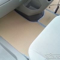 Двухслойные коврики EVA на Toyota Noah-Voxy II пр.руль (2007-2015) Без салазок