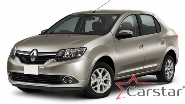 Двухслойные коврики EVA для Renault Logan II (2014->)