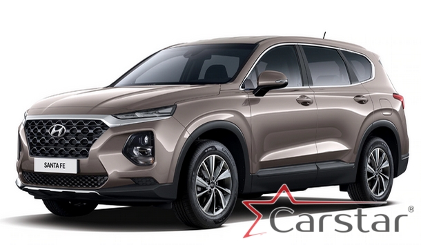 Текстильные коврики для Hyundai Santa Fe IV (2018-2020)