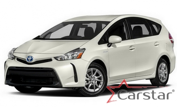 Двухслойные коврики EVA для Toyota Prius+ (2011-2021) 