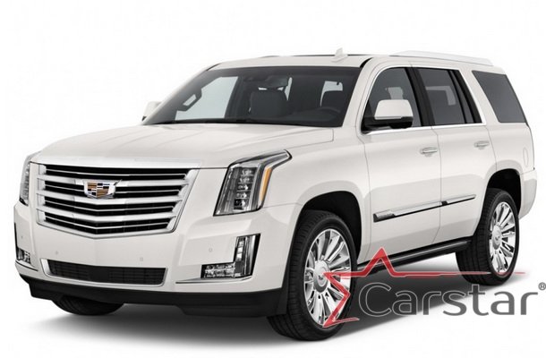 Текстильные коврики для Cadillac Escalade IV 3 ряда (2014->)