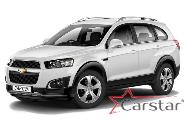Двухслойные коврики EVA для Chevrolet Captiva рестайл 3 ряда (2011-2016)