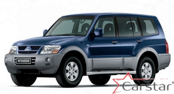 Двухслойные коврики EVA для Mitsubishi Pajero III 5D (2000-2007)