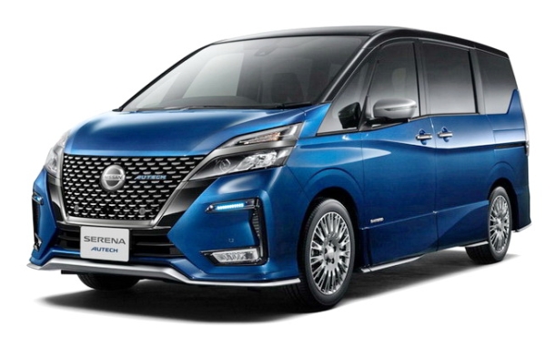 Двухслойные коврики EVA для Nissan Serena V C27 пр.руль (2016-2022) 