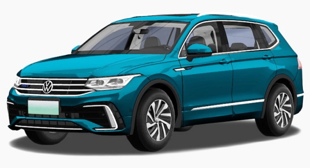 Текстильные коврики для Volkswagen Tiguan II L Китай (2017-2026) 