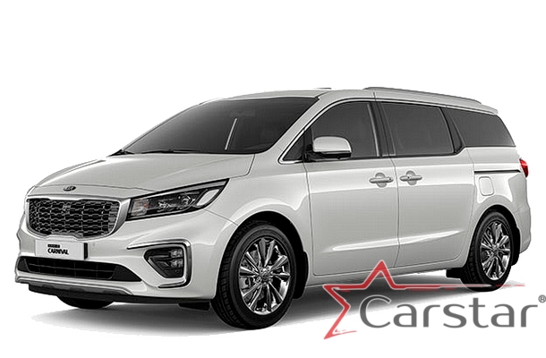 Автомобильные коврики EVA 3D для Kia Carnival III (11мест) 2+2+3 с трансформерами (2014-2021)
